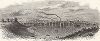 Вид на Провиденс со стороны южных предместий, штат Род-Айленд. Лист из издания "Picturesque America", т.I, Нью-Йорк, 1872.