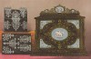 Шкатулки для письменных принадлежностей от Mechi & Bazin, Лондон. Дерево грецкого ореха, позолота. Каталог Всемирной выставки в Лондоне 1862 года, т.2, л.123.