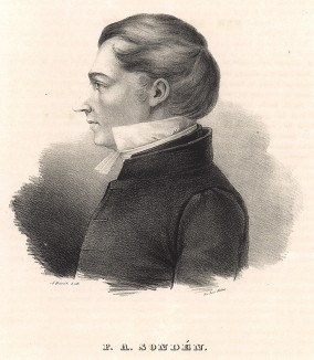 Пер Адольф Сонден (12 мая 1792 - 2 июня 1837), поэт, критик. Stockholm forr och NU. Стокгольм, 1837