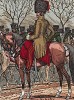 1812-13 гг. Офицер 7-го гусарского полка Великой армии Наполеона в зимней полевой форме. Коллекция Роберта фон Арнольди. Германия, 1911-29 гг.