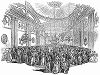 Званый вечер лондонского клуба Уиттингтон, названного в честь средневекового английского купца и политического деятеля, лорд--мэра Лондона Сэра Ричарда Уиттингтона (1354 -- 1423) (The Illustrated London News №303 от 19/02/1848 г.)