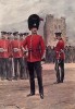 Перекличка 4-го батальона Нортумберлендского полка (иллюстрация к His Magesty's Territorial Army... Лондон. 1911 год)