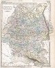 Карта европейской части России. Из An Atlas of Modern Geography Самюэля Батлера. Лондон, 1864