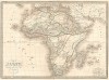 Карта Африки. Atlas universel de geographie ancienne et moderne..., л.39. Париж, 1842