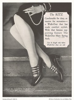 Реклама высококлассной обуви от George E. Keith Co. 