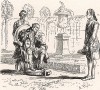 Лорд Кейт читает письмо Фридриха Великого. Шотландский дворянин Джордж Кейт (1693-1778) написал более 40 писем Фридриху II (сохранилось несколько ответных писем прусского короля). Последние годы жизни Кейт провел в резиденции Фридриха II в Сан-Суси.