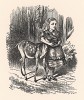 И они вместе пошли через лес (иллюстрация Джона Тенниела к книге Льюиса Кэрролла «Алиса в Зазеркалье», выпущенной в Лондоне в 1870 году)