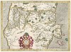 Карта южной части Дании. Iutia septentrionalis. Составил Герхард Меркатор. Издал Йодокус Хондиус. Амстердам, 1628