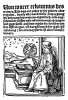 Астроном с моделью звездного неба. Иллюстрация Ганса Бургкмайра к Von Wahrer Erkenntnis des Wetters. Издатель Hans Otmar, Аугсбург, 1510. Репринт 1930 г.