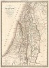 Карта Палестины (Святой земли). Atlas universel de geographie ancienne et moderne..., л.13. Париж, 1842
