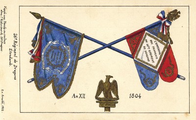 Штандарты 26-го драгунского полка французской армии. Коллекция Роберта фон Арнольди. Германия, 1911-28