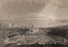 Константинополь (Стамбул). Вид на Мраморное море с башни сераскиров. The Beauties of the Bosphorus, by miss Pardoe. Лондон, 1839