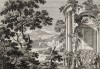 Воскрешение Лазаря (из Biblisches Engel- und Kunstwerk -- шедевра германского барокко. Гравировал неподражаемый Иоганн Ульрих Краусс в Аугсбурге в 1700 году)