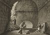 Погребальная камера Лазаря в Вифании. Лист из серии "Views in Palestine, from the original drawings of Luigi Mayer", Лондон, 1804. 