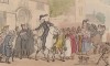 Доктор Синтакс отправляется в своё второе путешествие. Иллюстрация Томаса Роуландсона к поэме Вильяма Комби "Путешествие доктора Синтакса в поисках живописного". Лондон, 1881
