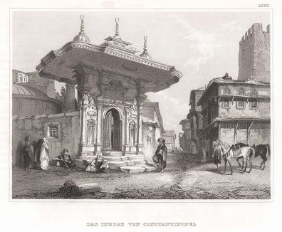Улицы Константинополя. Meyer's Universum..., Хильдбургхаузен, 1844 год.