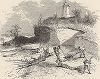 Каменоломня Конквина, остров Анастасия, штат Флорида. Лист из издания "Picturesque America", т.I, Нью-Йорк, 1872.
