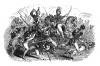 Прусская кампания 1806 г. 9 октября в сражении под Шлейцем маршалы Бернадотт и Мюрат наносят сокрушительное поражение десятитысячной армии саксонцев и пруссаков. Histoire de l’empereur Napoléon. Париж, 1840