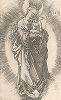 Мадонна в звёздной короне. Гравюра Альбрехта Дюрера, выполненная в 1516 году (Репринт 1928 года. Лейпциг)