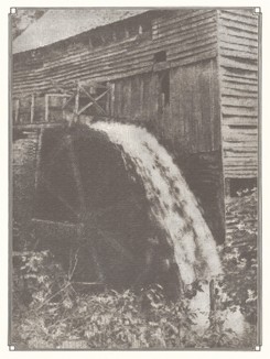 Водяная мельница на юге США. 