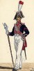 1810 г. Тамбур-мажор гвардейского пехотного полка Великого герцогства Гессен. Коллекция Роберта фон Арнольди. Германия, 1911-29