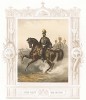 Король Швеции и Норвегии Карл XV (1826--1872) (из "Истории шведских полков" члена шведского парламента Юлиуса Манкела. Стокгольм. 1864 год)