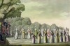 Турецкий танец Romeca (из работы Джулио Феррарио Il costume antico e moderno, o, storia... di tutti i popoli antichi e moderni, изданной в Милане в 1816 году (Европа. Том I))