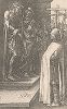 Cерия "Страсти Христовы". Се Человек (Ecce Homo). Гравюра Альбрехта Дюрера, выполненная в 1512 году (Репринт 1928 года. Лейпциг)