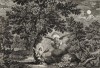 Иисус в Гефсиманском саду. Моление о чаше (из Biblisches Engel- und Kunstwerk -- шедевра германского барокко. Гравировал неподражаемый Иоганн Ульрих Краусс в Аугсбурге в 1694 году)