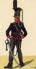 1812 г. Кавалерист гвардейского эскадрона прусских улан (вид сзади). Коллекция Роберта фон Арнольди. Германия, 1911-29