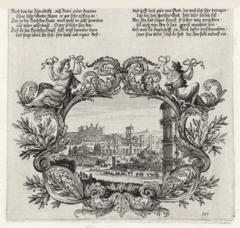 Пророчество Аггея (из Biblisches Engel- und Kunstwerk -- шедевра германского барокко. Гравировал неподражаемый Иоганн Ульрих Краусс в Аугсбурге в 1700 году)