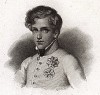 Наполеон II (Наполеон-Франсуа-Жозеф-Шарль Бонапарт, король Римский), он же Франц, герцог Рейхштадтский (1811-32), - единственный законный ребёнок Наполеона I Бонапарта. Гравюра с живописного оригинала Морица Даффингера. Париж, 1840-е гг.