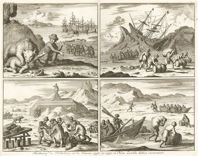 Зимовка команды Виллема Баренца на Новой Земле в 1596 году
