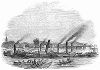 Патни -- южный пригород Лондона. известный своими многочисленными гребными спортивными клубами на Темзе (The Illustrated London News №113 от 29/06/1844 г.)