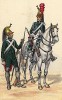 1810 г. Воспитанники французской кавалерийской школы Сен-Жермен. Коллекция Роберта фон Арнольди. Германия, 1911-29