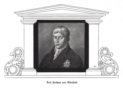 Барон Карл фон Альтенштейн (1770-1840) - прусский министр. Die Deutschen Befreiungskriege 1806-1815. Берлин, 1901 