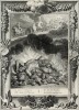 Смерть Геракла (лист известной работы "Храм муз", изданной в Амстердаме в 1733 году)