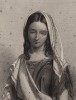 Лавиния, героиня пьесы Уильяма Шекспира "Тит Андроник". The Heroines of Shakspeare. Лондон, 1850-е гг.