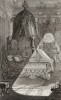 Солнечные часы в спальне эпохи pококо. Johann Jacob Schueblers Beylag zur Ersten Ausgab seines vorhabenden Wercks. Нюрнберг, 1730