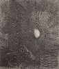Иллюстрация Одилона Редона к «Цветам зла» Шарля Бодлера. Стих CXIX: "Мой Демон - близ меня, - повсюду, ночью, днем, / Неосязаемый, как воздух, недоступный,". 