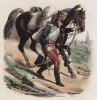 Кавалерист Гвардии чести в 1814 году. Из популярной работы Histoire de l'empereur Napoléon, илл. Ораса Верне и Ипполита Белланжа. Париж, 1840 