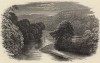 Вид на реку Ворв в Йоркшире, Англия (иллюстрация к работе "Пресноводные рыбы Британии", изданной в Лондоне в 1879 году)