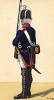 1792 г. Мушкетер 8-го прусского кронпринца пехотного полка. Коллекция Роберта фон Арнольди. Германия, 1911-29