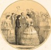 Поднесение капельмейстерского жезла А. С. Даргомыжскому на концерте 9 апреля 1853 года в Санкт-Петербурге (Русский художественный листок. № 15 за 1853 год)