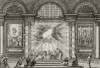 Молитва Иисуса Христа, Богоматери и апостолов (из Biblisches Engel- und Kunstwerk -- шедевра германского барокко. Гравировал неподражаемый Иоганн Ульрих Краусс в Аугсбурге в 1700 году)
