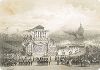 Торжественные похороны Наполеона I Бонапарта в Париже 15-го декабря 1840-го года (из работы Paris dans sa splendeur, изданной в Париже в 1860-е годы)