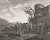 Крестьянский танец кисти Яна Миля. Лист из знаменитого издания Galérie du Palais Royal..., Париж, 1808