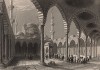 Константинополь (Стамбул). Двор мечети султана Ахмета. The Beauties of the Bosphorus, by miss Pardoe. Лондон, 1839