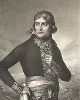 Наполеон Бонапарте, генерал-аншеф Итальянской армии, в возрасте 28 лет. Литография с неоконченного живописного оригинала Жака-Луи Давида. 