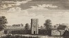 Вид на руины монастыря Годстоу в Оксфордшире (из A New Display Of The Beauties Of England... Лондон. 1776 год. Том 1. Лист 250)